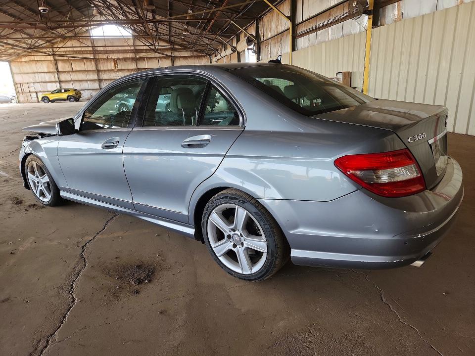 2011 Mercedes-benz C-klasse VIN WDDGF5EB1BA417022 COPART salvage auction — FRONT END, Az - Cert Of Title - Salvage, sold $500 on 2026-07-20 (photo 2)