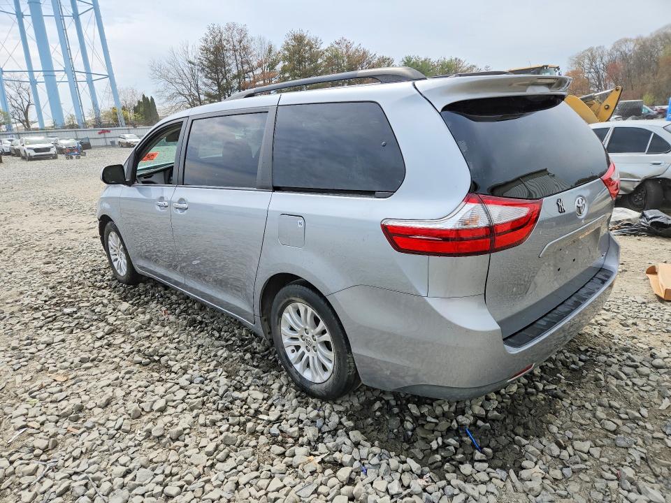 2015 Toyota Sienna VIN 5TDYK3DC5FS537715 COPART salvage auction — FRONT END, Nj - Cert Of Title-Salvage, sold $1,600 on 2026-07-22 (photo 2)