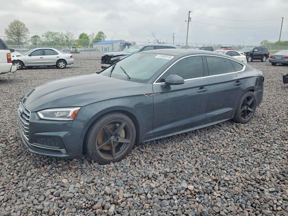2019 Audi A5 VIN WAUENCF50KA025048 COPART salvage auction — REAR END, In - Cert Of Title-Salvage Title, sold $11,000 on 2026-07-21 (photo 1)