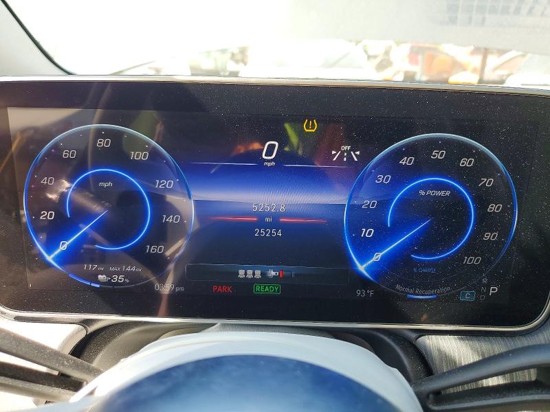 2023 Mercedes-benz Eqe VIN 4JGGM2BB6PA038037 COPART salvage auction — FRONT END, Salvage Title, sold $17,300 on 2026-07-14 (photo 9)
