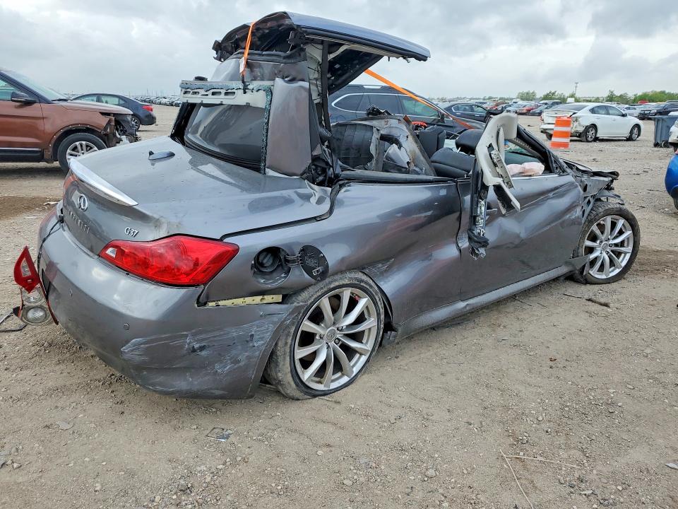 2013 Infiniti G37 VIN JN1CV6FE6DM772704 COPART salvage auction — ALL OVER, Tx - Nonrepairable Title, sold $500 on 2026-07-16 (photo 3)