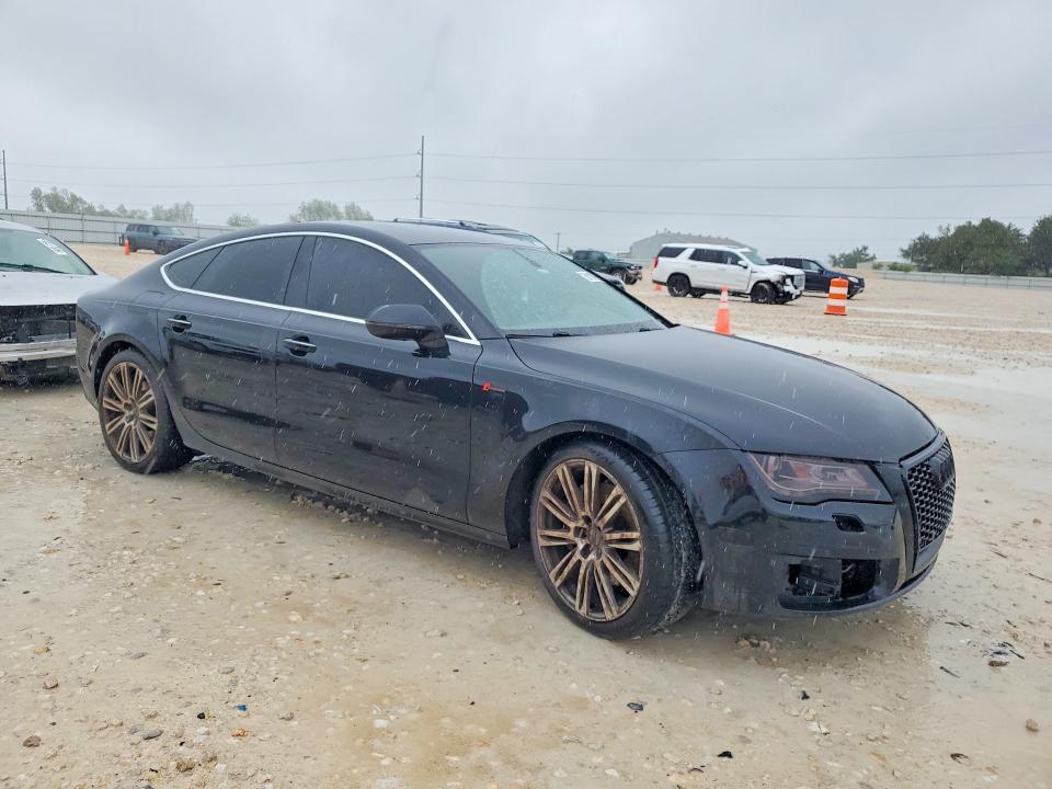 2013 Audi A7 VIN WAUYGAFC4DN052825 COPART salvage auction — REAR END, Tx - Salvage Vehicle Title, sold $600 on 2026-07-09 (photo 4)
