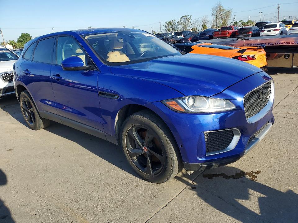 2020 Jaguar F-pace VIN SADCJ2FX8LA633102 COPART salvage auction — FRONT END, Ca - Salvage Certificate, sold $10,400 on 2026-07-29 (photo 4)