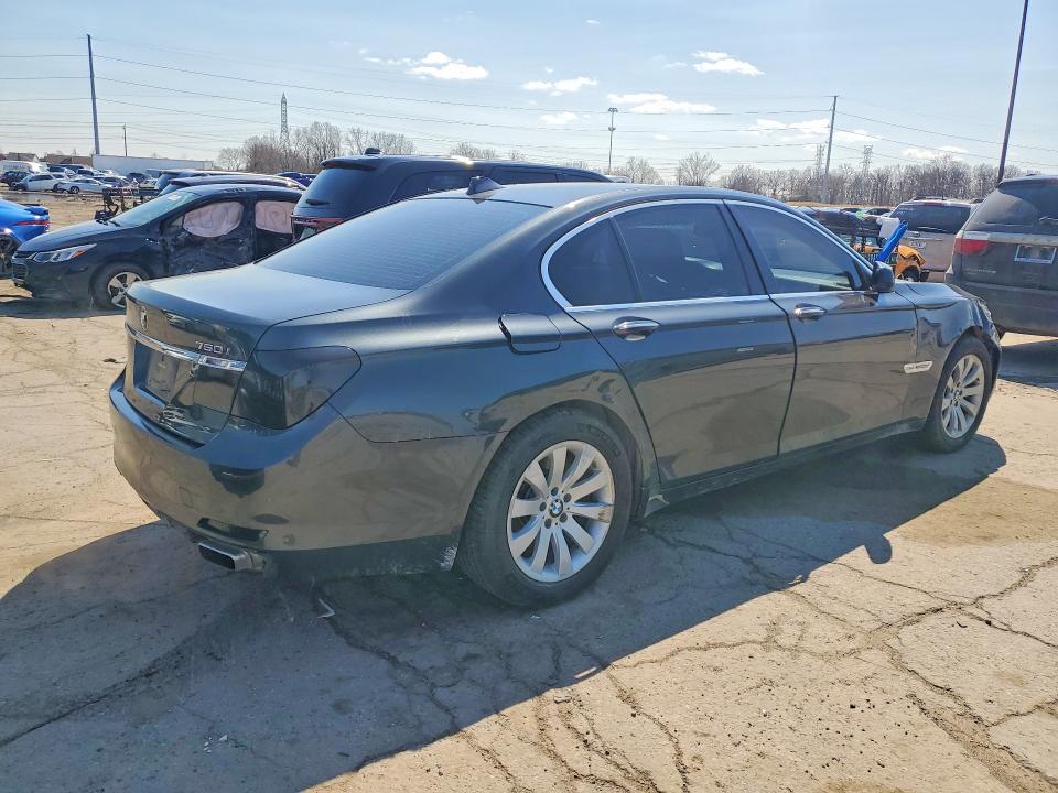 2011 BMW 7er VIN WBAKC6C5XBC395118 COPART salvage auction — FRONT END, Mi - Certificate Of Title, sold $550 on 2026-07-24 (photo 3)