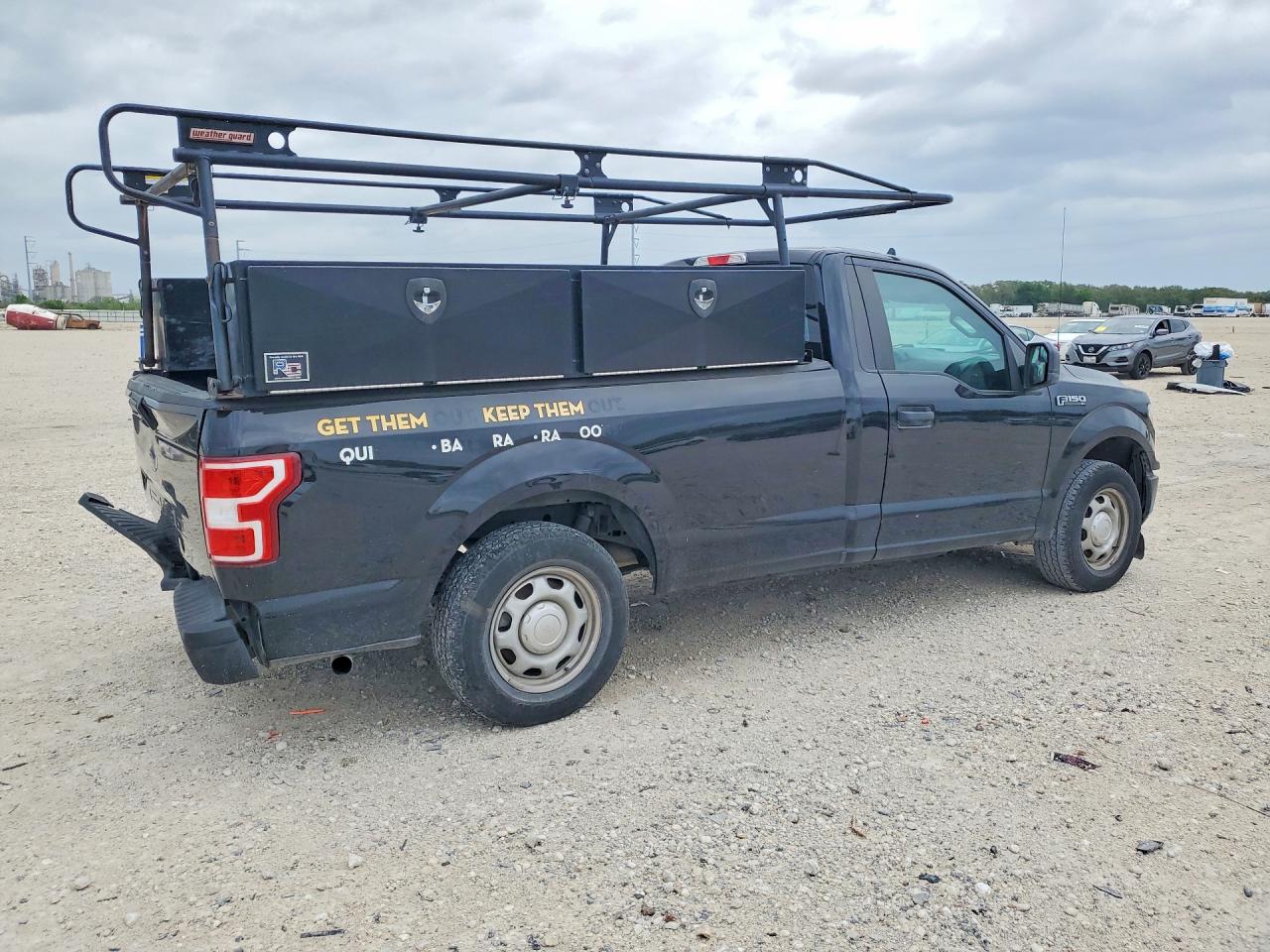 2020 Ford F-150 Lightning VIN 1FTMF1CB4LKD79791 COPART salvage auction — Rear End, TX - SALVAGE VEHICLE TITLE, sold $3,650 on 2026-07-09 (photo 3)