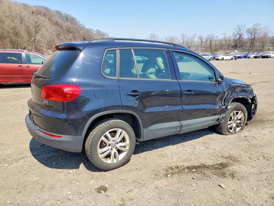 2016 Volkswagen Tiguan VIN WVGBV7AX8GW594208 COPART salvage auction — FRONT END, Ny - Mv907A-Parts Only, sold $1,350 on 2026-07-15 (photo 3)