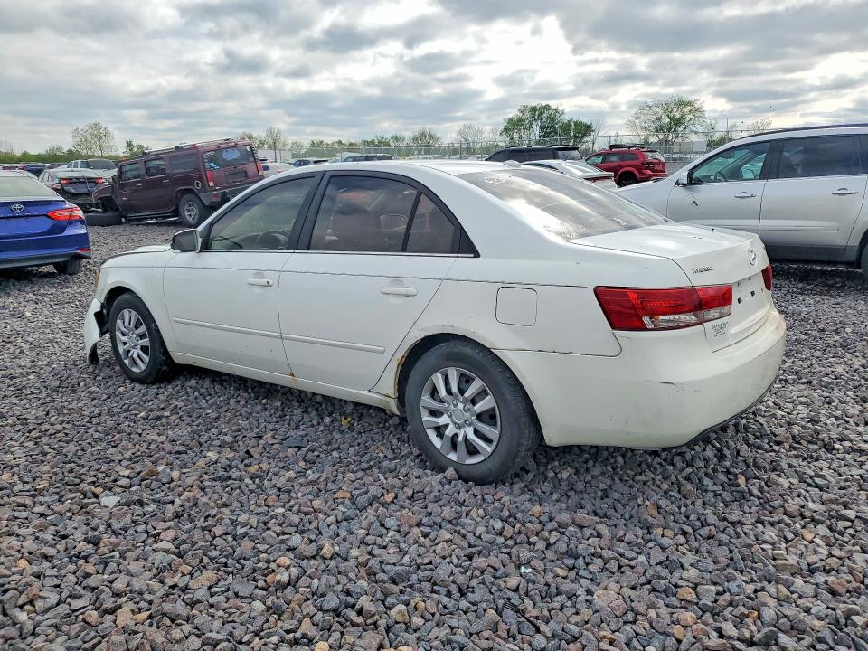 2008 Hyundai Sonata VIN 5NPET46F88H379795 COPART salvage auction — FRONT END, In - Cert Of Title - Rebuilt Vehicl, sold $500 on 2026-07-07 (photo 2)