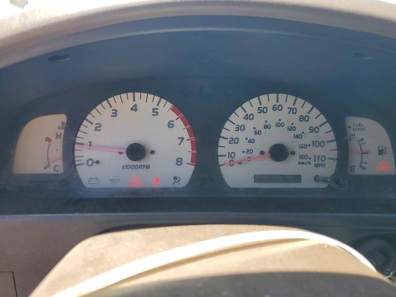 2004 Toyota Tacoma VIN 5TEVL52N44Z432261 COPART salvage auction — FRONT END, Ca - Salvage Certificate, sold $2,700 on 2026-07-24 (photo 9)