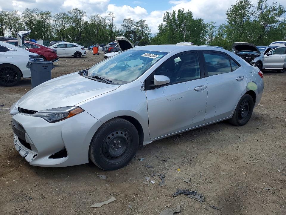 2017 Toyota Corolla VIN 5YFBURHE4HP654373 COPART salvage auction — FRONT END, Md - Cert Of Salvage > 75% Damage, sold $425 on 2026-07-21 (photo 1)