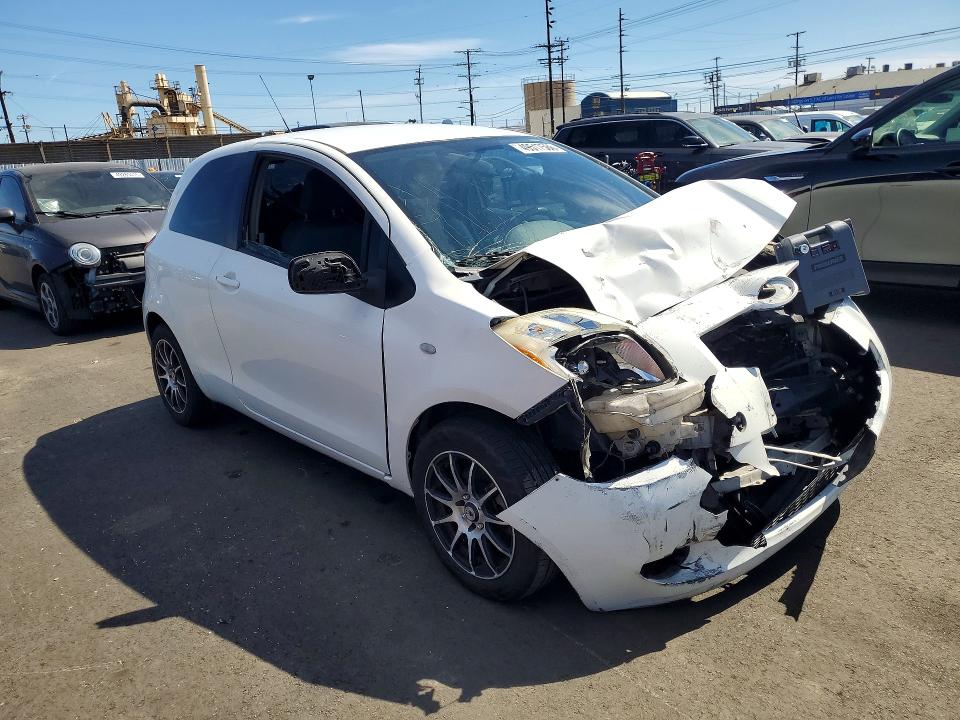 2007 Toyota Yaris VIN JTDJT903075108416 COPART salvage auction — FRONT END, Ca - Salvage Certificate, sold $250 on 2026-07-13 (photo 4)