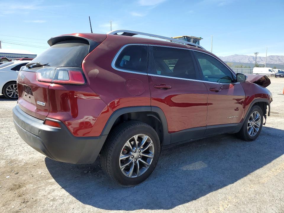 2019 Jeep Cherokee VIN 1C4PJLLB7KD486196 COPART salvage auction — FRONT END, Id - Salvage Certificate Of Title, sold $1,800 on 2026-07-09 (photo 3)