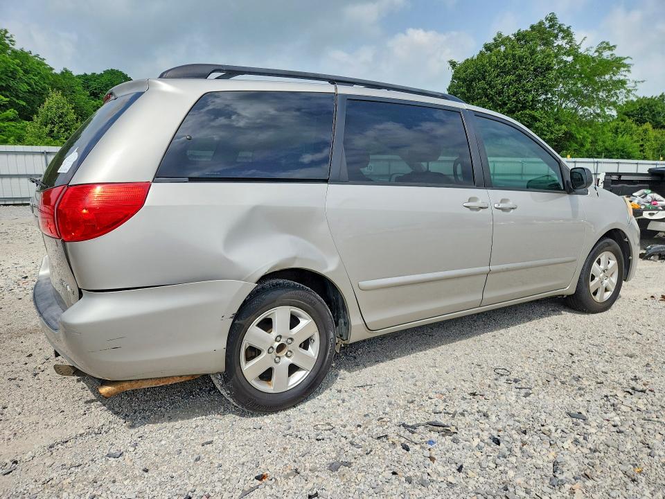 2008 Toyota Sienna VIN 5TDZK23C78S212518 COPART salvage auction — REAR END, Ar - Cert Of Title-Salvage, sold $825 on 2026-07-08 (photo 3)