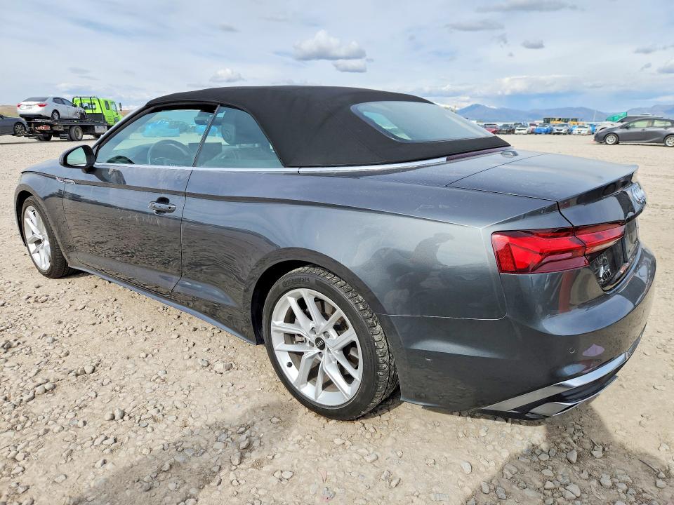 2023 Audi A5 VIN WAU4AGF53PN008789 COPART salvage auction — FRONT END, Ut - Salvage Certificate, sold $8,800 on 2026-07-21 (photo 2)