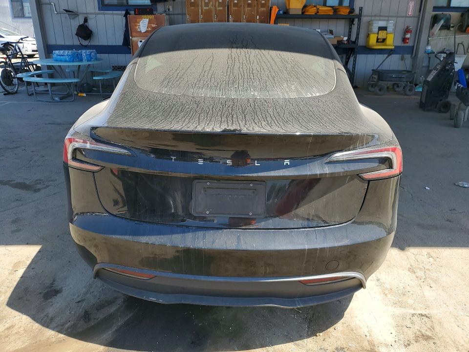 2024 Tesla Model 3 VIN 5YJ3E1EA8RF746121 COPART salvage auction — FRONT END, Ca - Salvage Certificate, sold $8,400 on 2026-07-02 (photo 6)