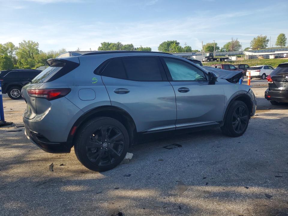 2023 Buick Envision VIN LRBFZNR4XPD067791 COPART salvage auction — FRONT END, Mo - Salvage Certificate Of Title, sold $2,050 on 2026-07-07 (photo 3)