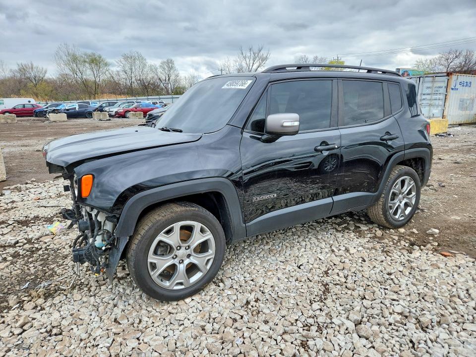 2019 Jeep Renegade VIN ZACNJBD18KPJ97446 COPART salvage auction — FRONT END, Il - Salvage Certificate, sold $3,050 on 2026-07-29 (photo 1)