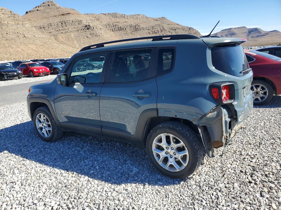 2017 Jeep Renegade VIN ZACCJBBB1HPG40051 COPART salvage auction — REAR END, Id - Salvage Certificate Of Title, sold $2,400 on 2026-07-15 (photo 2)