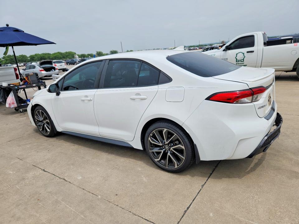 2021 Toyota Corolla VIN 5YFS4MCE8MP065346 COPART salvage auction — REAR END, TX - CERTIFICATE OF TITLE, sold $9,400 on 2026-07-02 (photo 2)