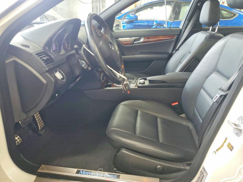2011 Mercedes-benz C-klasse VIN WDDGF8BB5BR149048 COPART salvage auction — HAIL, Il - Salvage Certificate, sold $2,900 on 2026-08-18 (photo 7)
