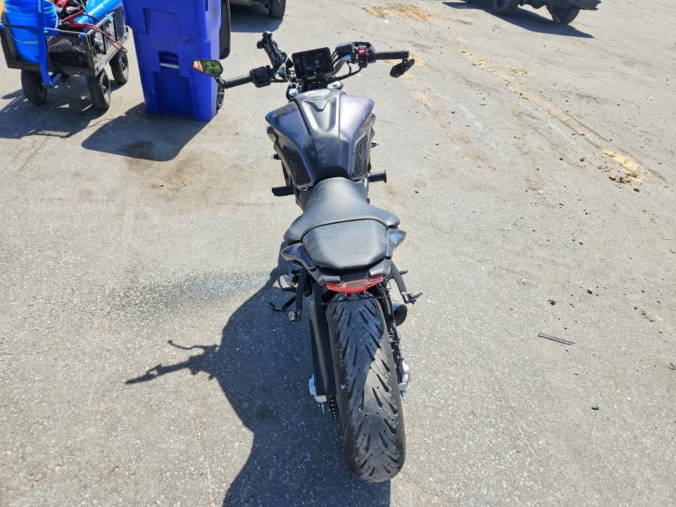 2024 Yamaha Mt07 VIN JYARM32E7RA010453 COPART salvage auction — ALL OVER, Nc - Salvage Certificate Of Title, sold $3,150 on 2026-07-23 (photo 4)