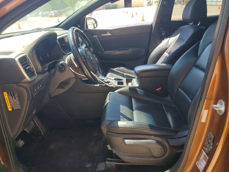 2020 Kia Sportage VIN KNDP63AC3L7684187 COPART salvage auction — FRONT END, Nc - Salvage Certificate Of Title, sold $3,200 on 2026-07-31 (photo 7)