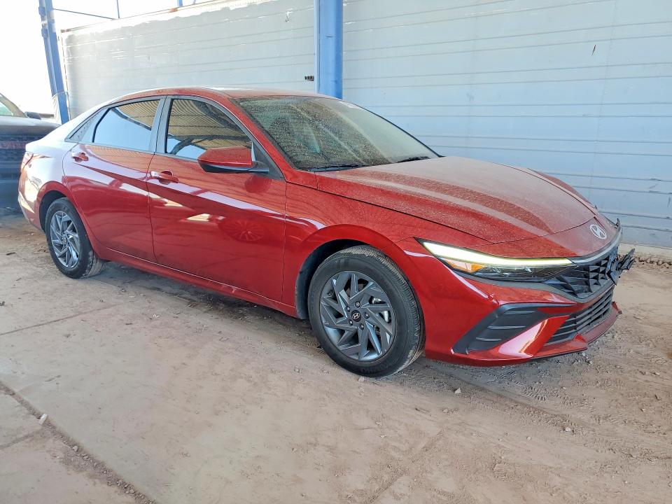 2025 Hyundai Elantra VIN KMHLM4DJ5SU150298 COPART salvage auction — FRONT END, ID - SALVAGE CERTIFICATE OF TITLE, sold $6,200 on 2026-07-14 (photo 4)