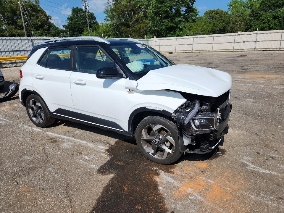 2024 Hyundai Venue VIN KMHRC8A34RU310417 COPART salvage auction — FRONT END, Id - Salvage Certificate Of Title, sold $2,000 on 2026-07-13 (photo 4)