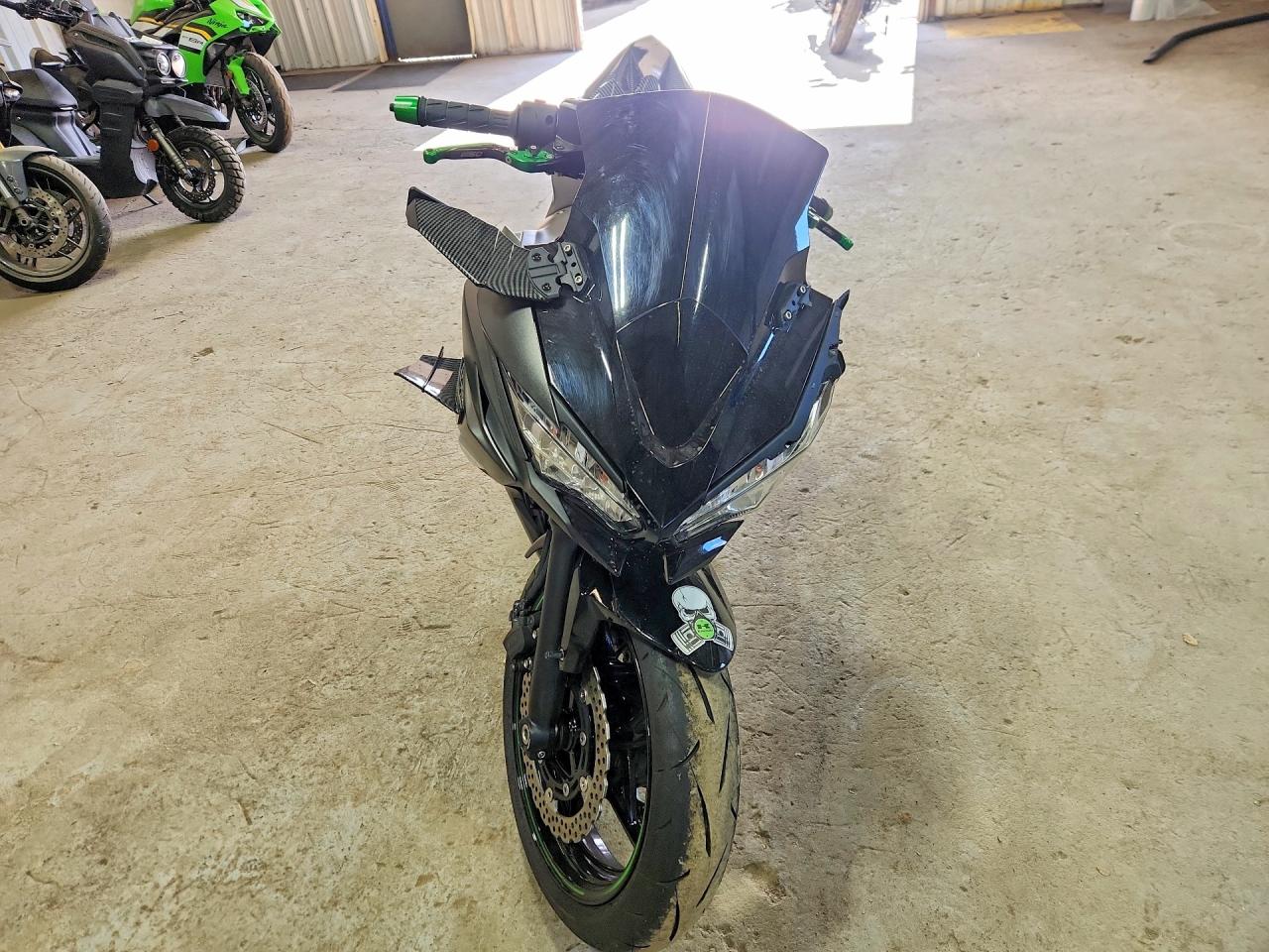 2024 Kawasaki EX650 VIN ML5EXER14RDAD6234 COPART salvage auction — Side, WV - SALVAGE CERTIFICATE, sold $1,600 on 2026-07-09 (photo 2)