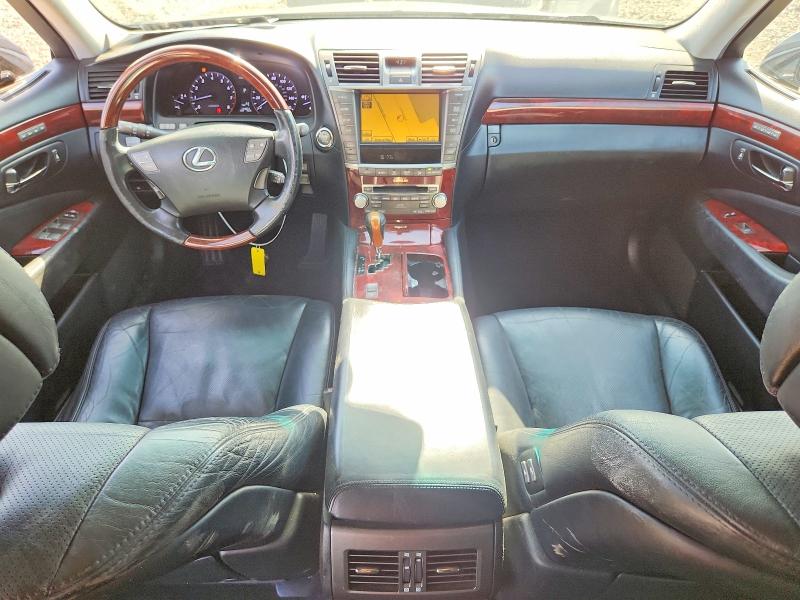2010 Lexus Ls VIN JTHGL5EFXA5036961 COPART salvage auction — REAR END, Ca - Salvage Certificate, sold $2,950 on 2026-07-09 (photo 8)
