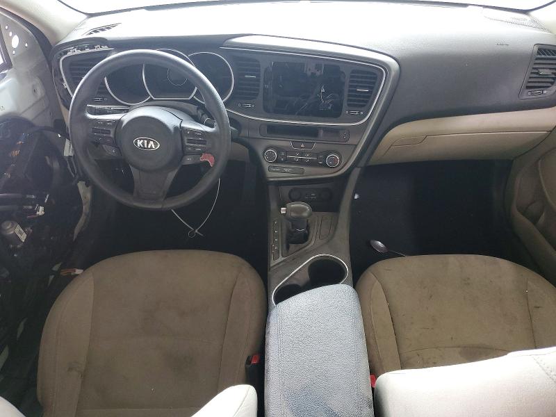 2015 Kia Optima VIN 5XXGM4A73FG444776 COPART salvage auction — FRONT END, Az - Certificate Of Title, sold $300 on 2026-07-08 (photo 8)