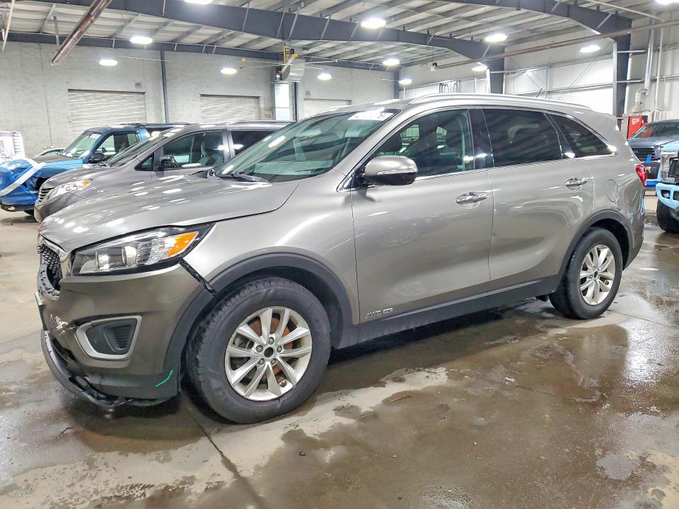 2017 Kia Sorento VIN 5XYPGDA56HG218364 COPART salvage auction — FRONT END, Mn - Cert Of Title-Prior Salvage, sold $1,300 on 2026-07-14 (photo 1)