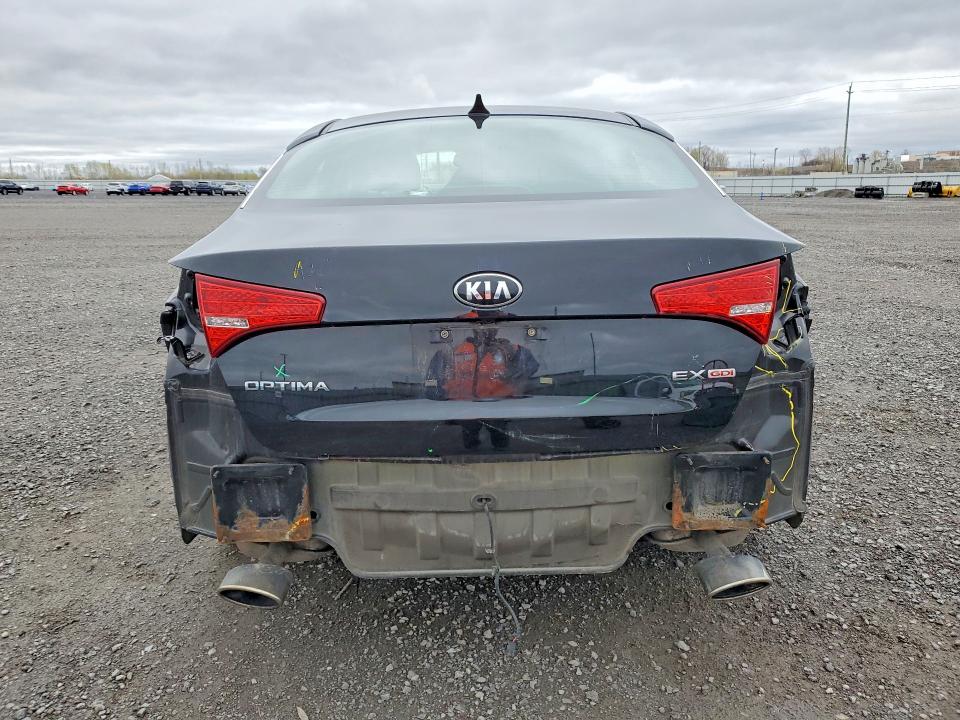 2013 Kia VIN KNAGN4A71D5418284 COPART salvage auction — REAR END, On - Permit Salvage, sold $1,050 on 2026-07-07 (photo 6)