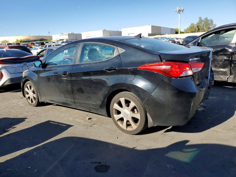 2013 Hyundai Elantra VIN KMHDH4AE9DU544163 COPART salvage auction — REAR END, NV, sold $1,150 on 2026-07-22 (photo 2)