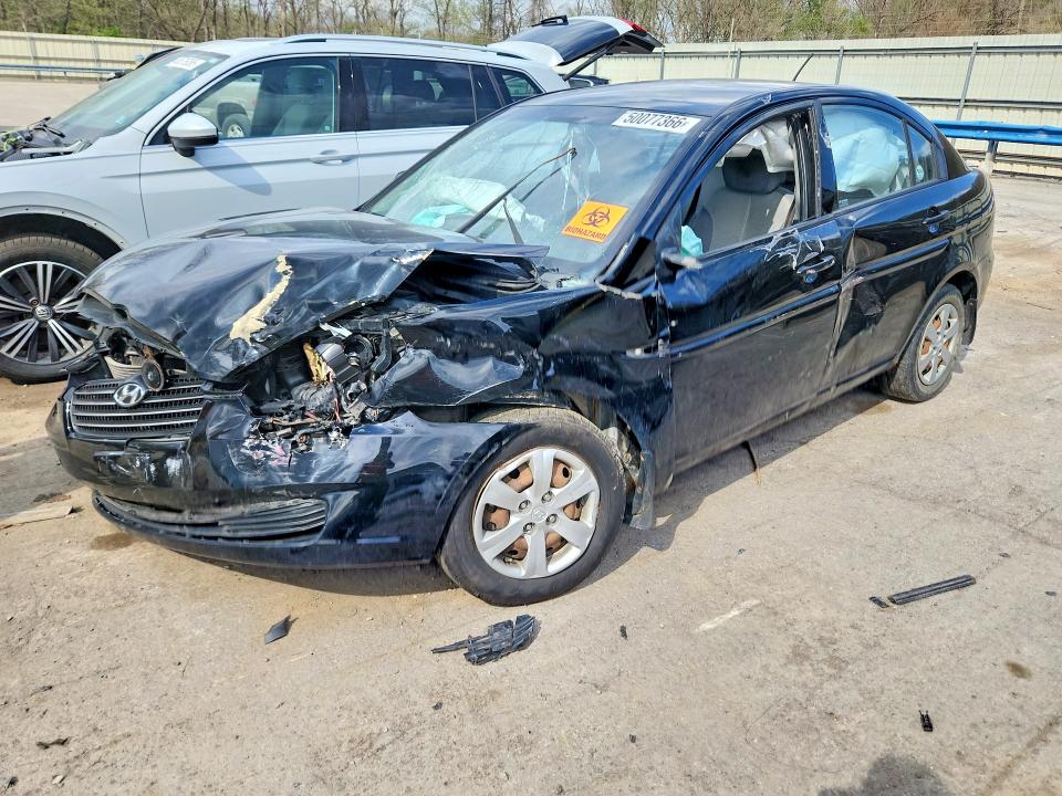 2010 Hyundai Accent VIN KMHCN4ACXAU407179 — COPART salvage auction photo