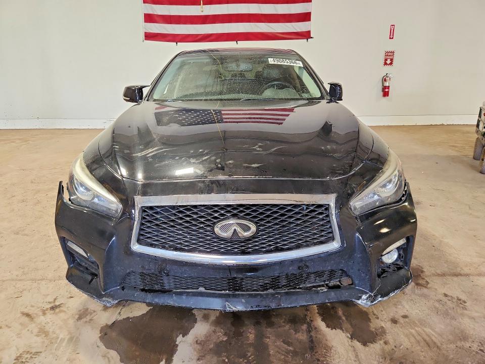 2016 Infiniti Q50 VIN JN1FV7AR6GM450145 COPART salvage auction — REAR END, Salvage Title, sold $25 on 2026-07-29 (photo 5)