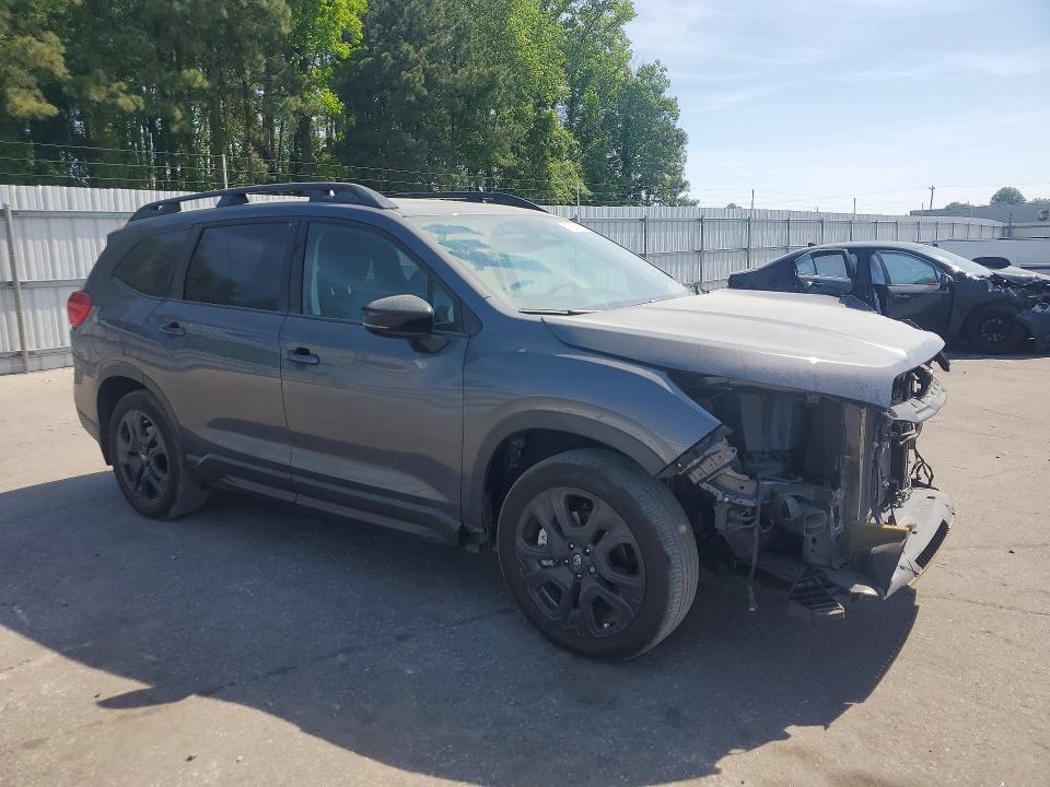 2025 Subaru Ascent VIN 4S4WMAWD7S3409639 COPART salvage auction — FRONT END, Nc - Salvage Certificate Of Title, sold $16,300 on 2026-07-16 (photo 4)
