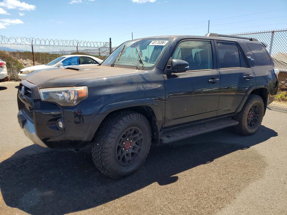 2021 Toyota 4runner VIN JTERU5JR8M5906665 COPART salvage auction — WATER/FLOOD, Hi - Certificate Of Salvage, sold $9,700 on 2026-07-20 (photo 1)