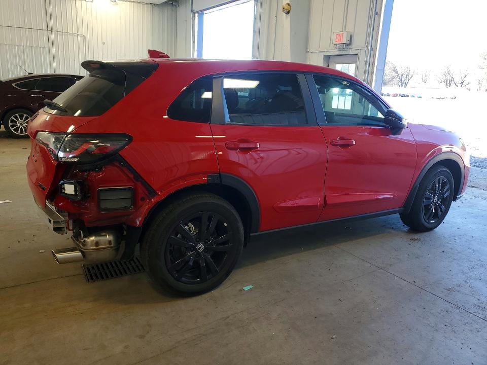 2026 Honda Hr-v VIN 3CZRZ2H50TM722105 COPART salvage auction — REAR END, Mn - Cert Of Title-Salvage, sold $13,500 on 2026-07-09 (photo 3)