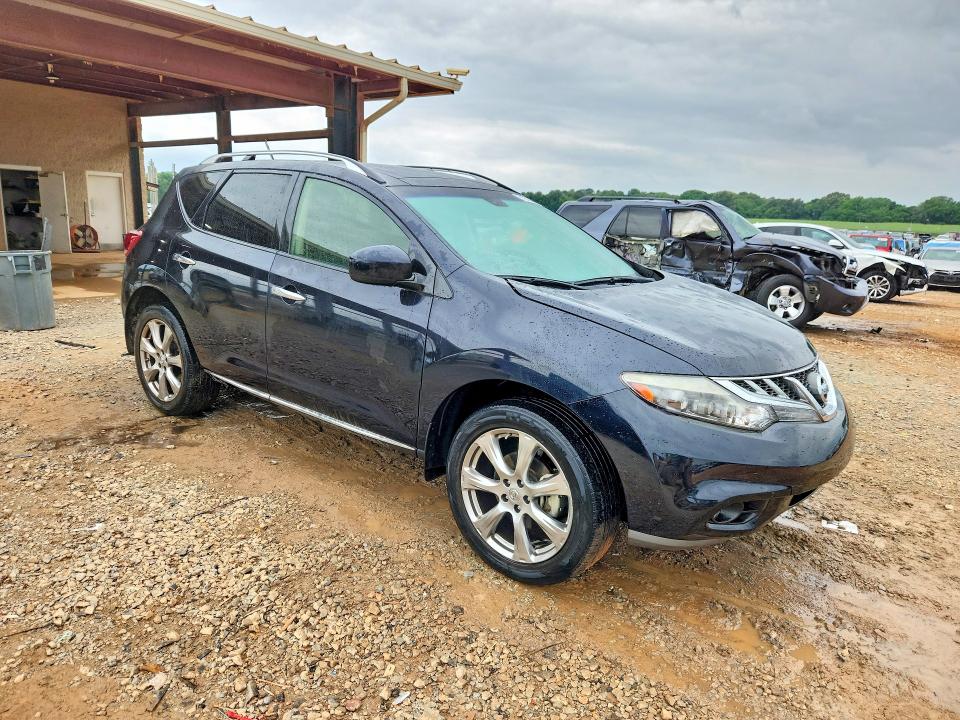 2012 Nissan Murano VIN JN8AZ1MU0CW114843 COPART salvage auction — FRONT END, Al - Cert Of Title-Salvage Title, sold $625 on 2026-07-29 (photo 4)