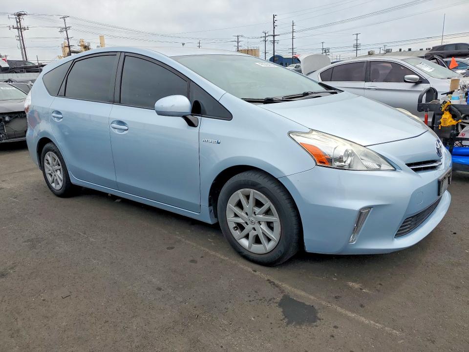 2012 Toyota Prius VIN JTDZN3EU6C3133841 COPART salvage auction — REAR END, Ca - Salvage Certificate, sold $3,600 on 2026-07-20 (photo 4)