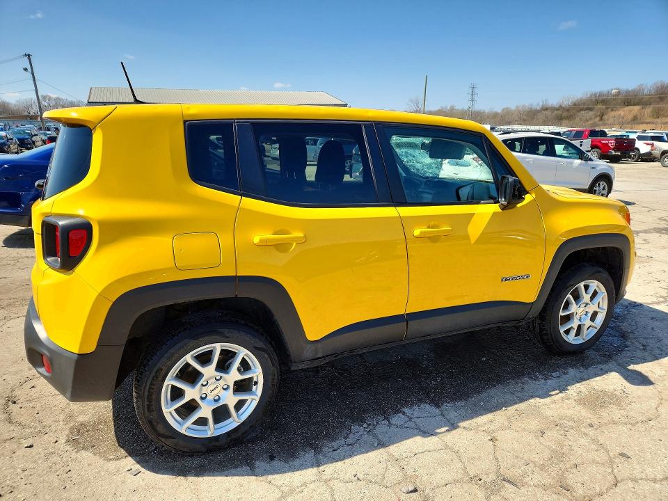 2023 Jeep Renegade VIN ZACNJDB10PPP38933 COPART salvage auction — HAIL, Il - Salvage Certificate, sold $1,400 on 2026-07-15 (photo 3)