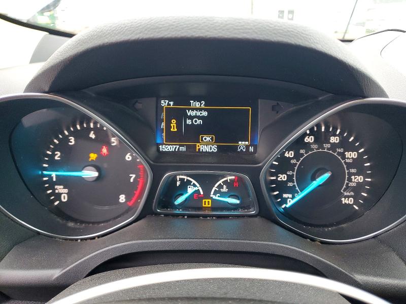 2018 Ford Escape VIN 1FMCU9HD6JUC79814 COPART salvage auction — FRONT END, Mi - Certificate Of Title, sold $350 on 2026-07-22 (photo 9)