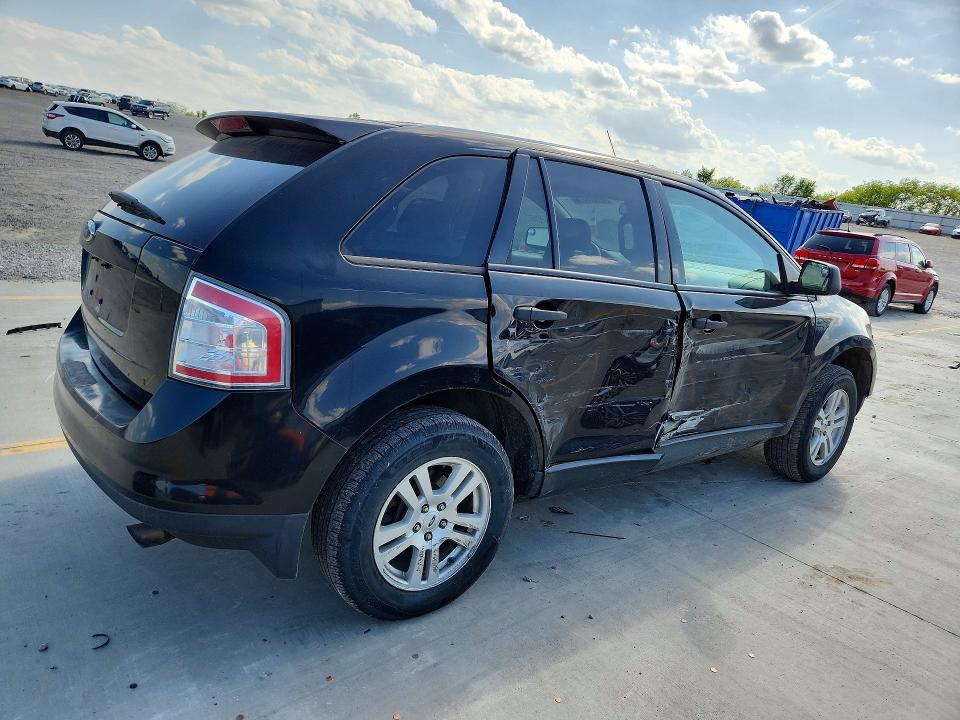 2007 Ford Edge VIN 2FMDK36C27BB34351 COPART salvage auction — SIDE, IN - CERT OF TITLE-SALVAGE TITLE, sold $350 on 2026-07-02 (photo 3)