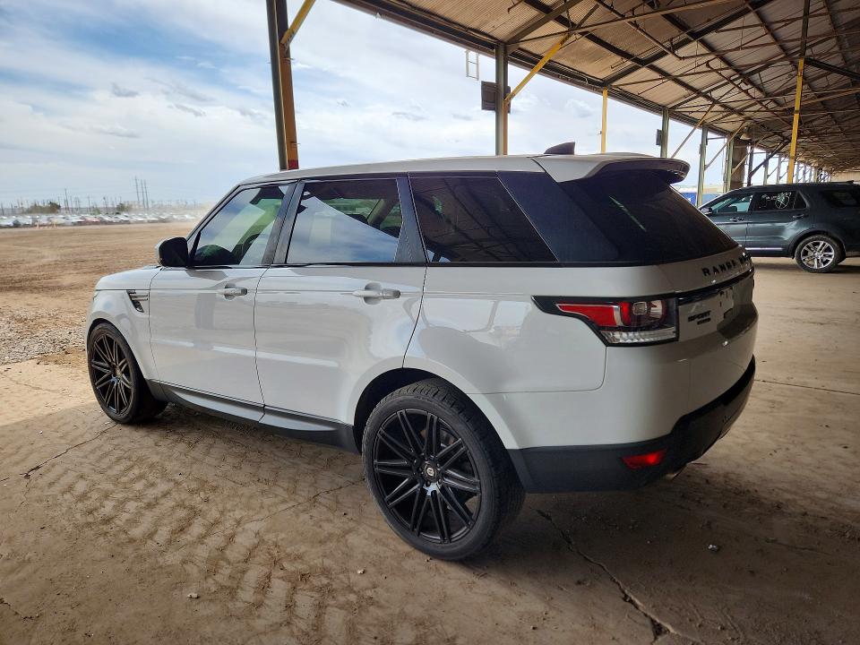 2017 Land rover Range rover sport VIN SALWG2FV8HA141594 COPART salvage auction — MINOR DENT/SCRATCHES, AZ - CERTIFICATE OF TITLE, sold $8,800 on 2026-07-20 (photo 2)