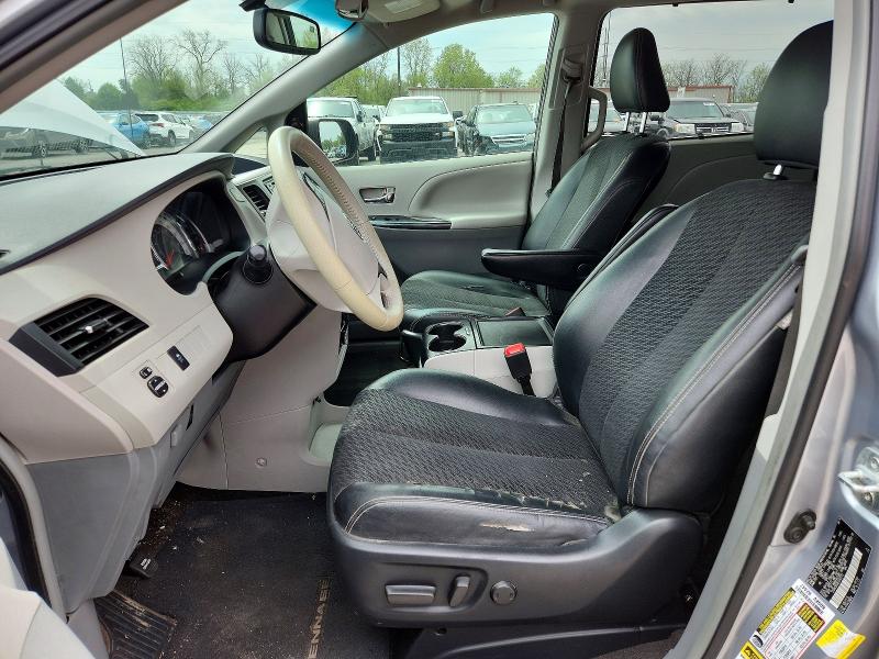 2014 Toyota Sienna VIN 5TDXK3DC6ES502773 COPART salvage auction — FRONT END, Wv - Salvage Certificate, sold $2,200 on 2026-07-13 (photo 7)