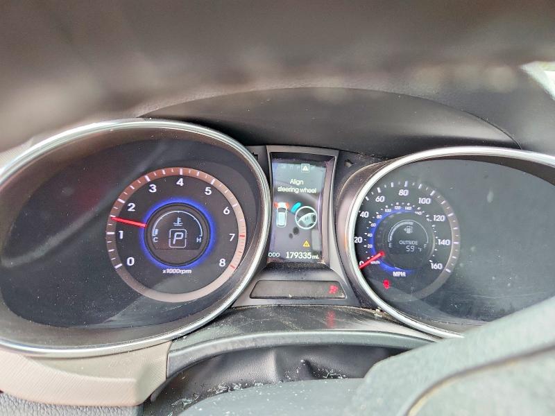 2016 Hyundai Santa fe VIN KM8SRDHF8GU133456 COPART salvage auction — HAIL, Ia - Cert Of Title-Salvage Title, sold $1,300 on 2026-07-06 (photo 9)