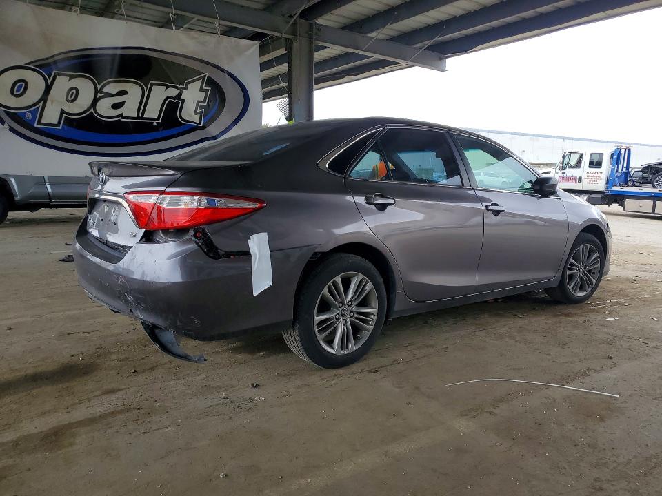 2017 Toyota Camry VIN 4T1BF1FK1HU709154 COPART salvage auction — REAR END, Ca - Dis/Dlr/Exp Clean W/Salv Hist, sold $7,300 on 2026-07-28 (photo 3)