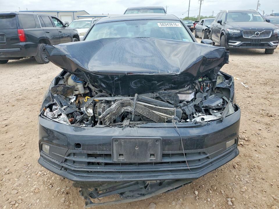 2015 Volkswagen Jetta VIN 3VWL17AJ7FM323023 COPART salvage auction — FRONT END, Tx - Salvage Vehicle Title, sold $625 on 2026-07-02 (photo 5)