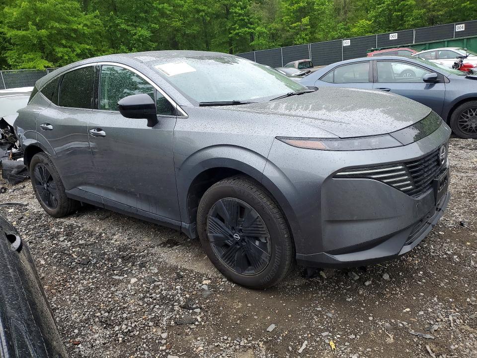 2025 Nissan Murano VIN 5N1AZ3BS3SC103114 COPART salvage auction — REAR END, Md - Cert Of Salvage > 75% Damage, sold $7,800 on 2026-07-21 (photo 4)