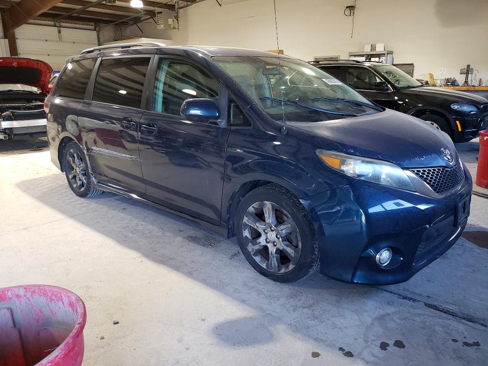 2011 Toyota Sienna VIN 5TDXK3DC9BS116697 COPART salvage auction — SIDE, Md - Cert Of Salvage > 75% Damage, sold $500 on 2026-07-17 (photo 4)
